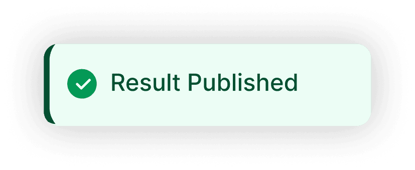 Result Published Alert